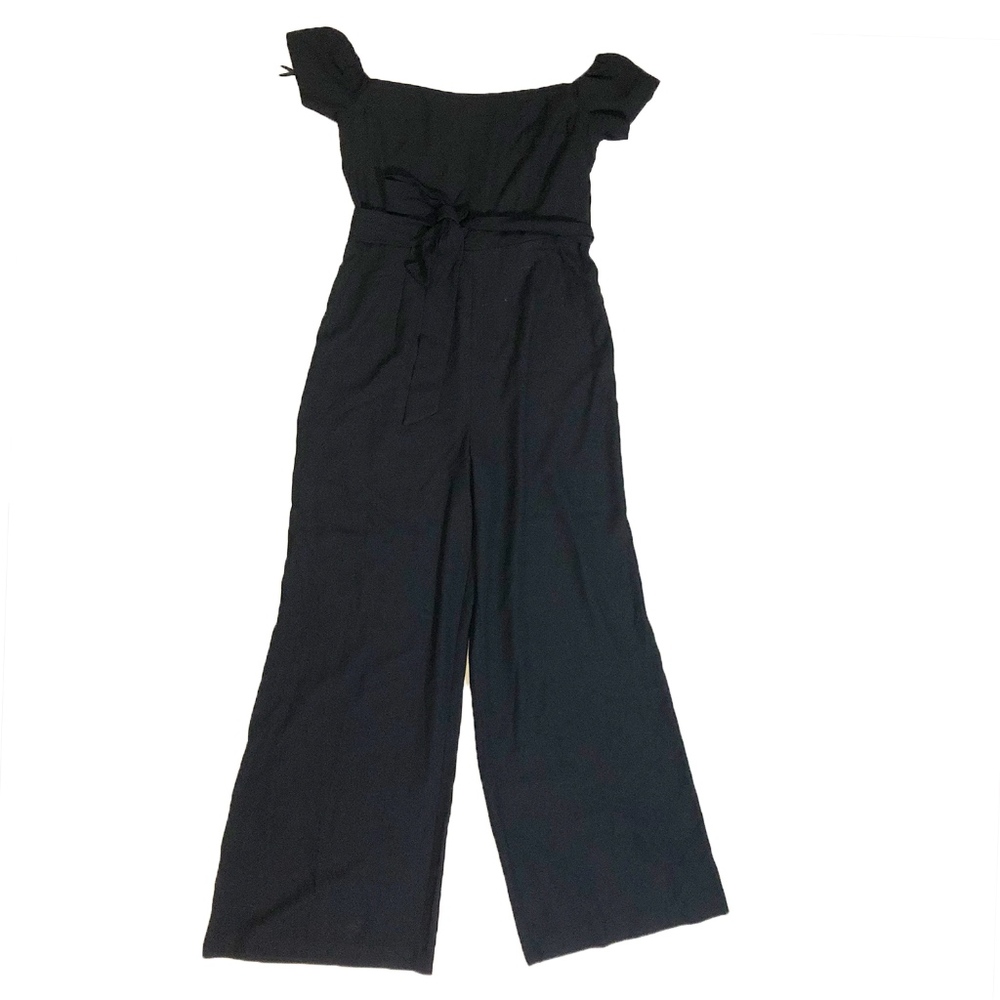 NWT Black off the shoulder jumper onesie